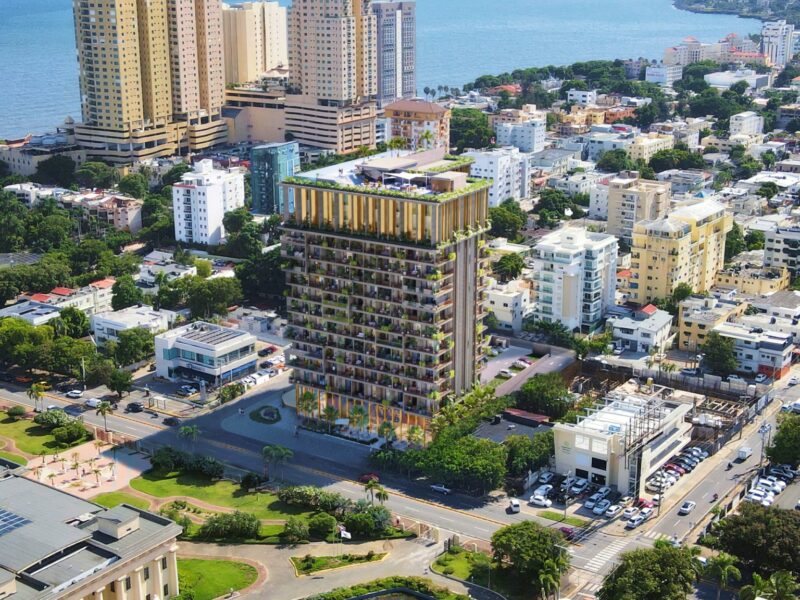 Nuevos apartamentos llave en mano de 2 dormitorios en Gazcue (Split 70/30) Jardin Bellas Artes